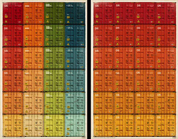 Container Color System Posters shipping container posters 03 Container Color System Posters