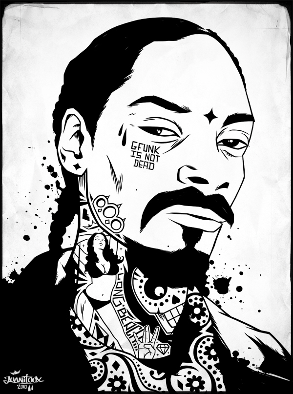 snoop dog juanitoox illustrations pic on Design You Trust snoop dog juanitoox illustrations Digital Inker