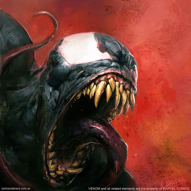 Venom 24 awesome illustrations of the black spider ufunk venom fan art illustration 07 Venom 24 awesome illustrations of the black spider