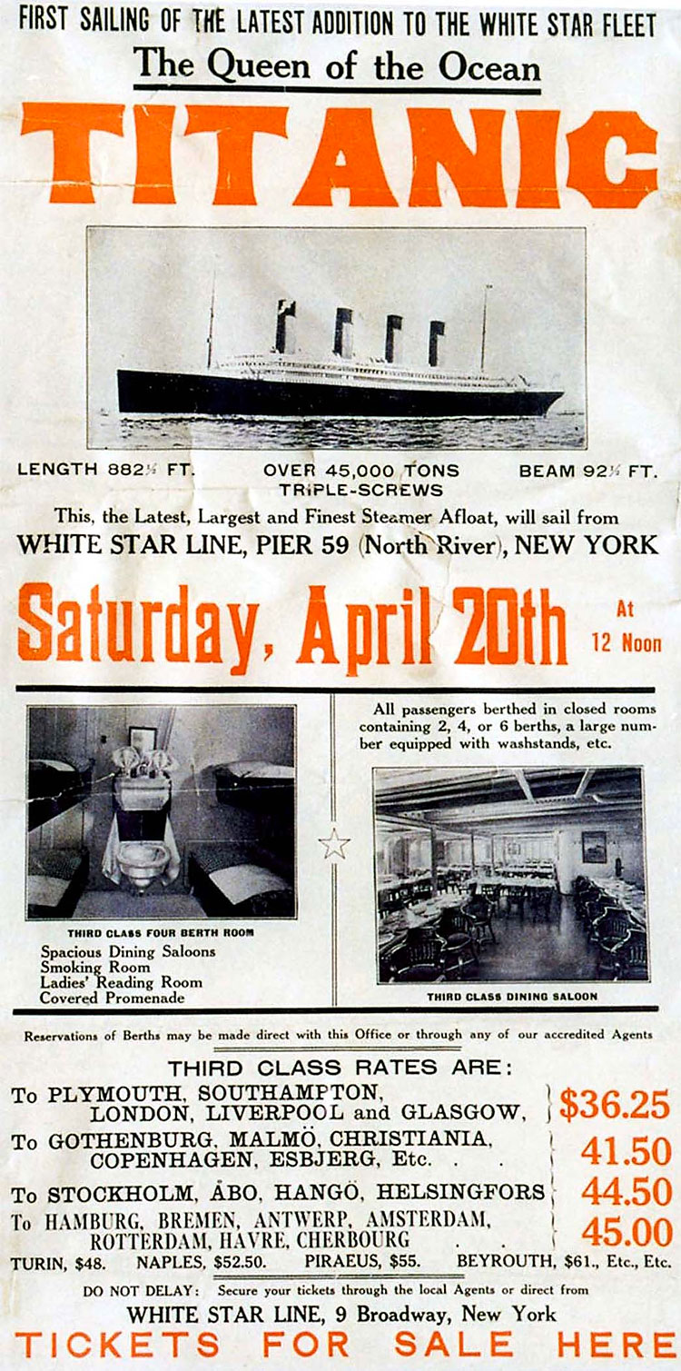 1213 100th Anniversary of the Sinking of the Titanic