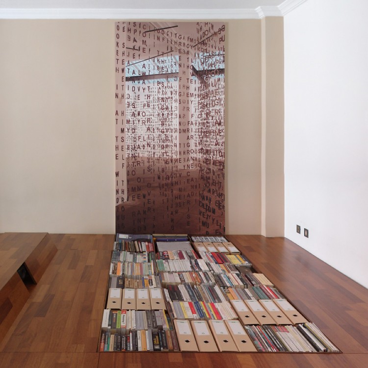 Greece Apartment with In Ground Library & Lounge Built In Library Lounge 2 750x750 Greece Apartment with In Ground Library & Lounge