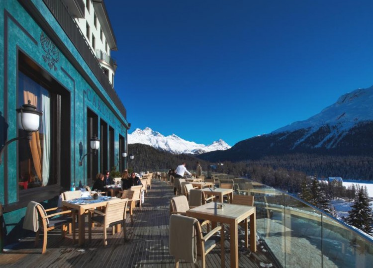 Stunning Carlton Hotel St. Moritz Overlooking Snowy Mountains Carlton Hotel Switzerland 750x539 Stunning Carlton Hotel St. Moritz Overlooking Snowy Mountains