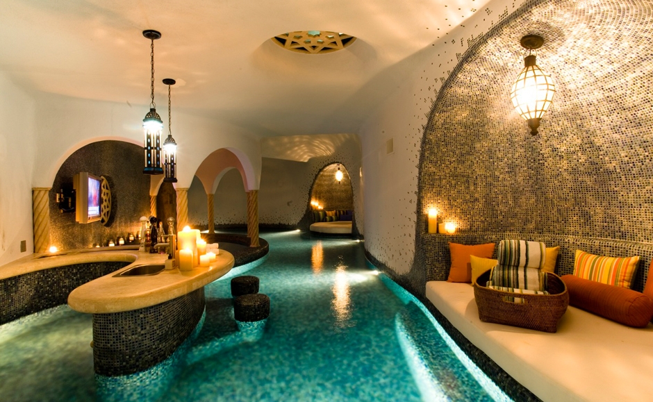 Grotto Stunning Entertainment Grotto in Mexico Beachfront Home