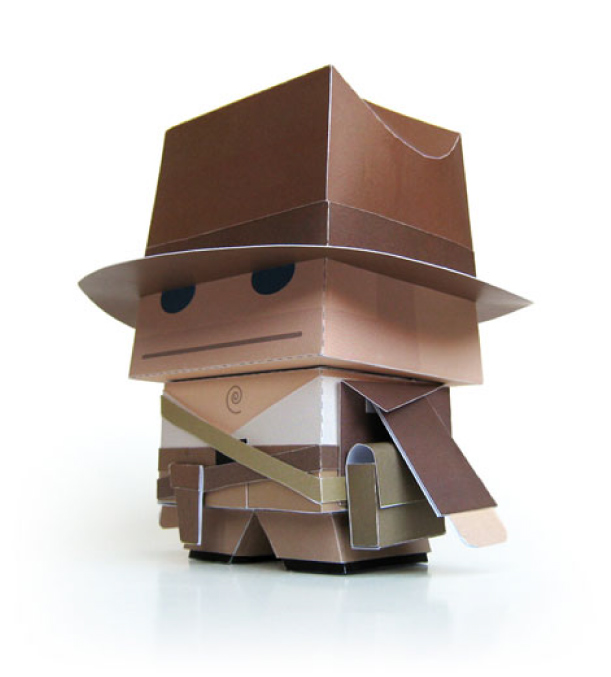 Indiana Jones Paper Toy Papercraft Papiermodell Marshall Alexander Indiana Jones Paper Toy by Marshall Alexander