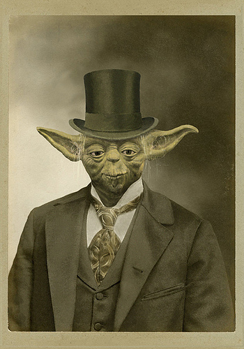 SW Yoda Victorian Star Wars Portraits