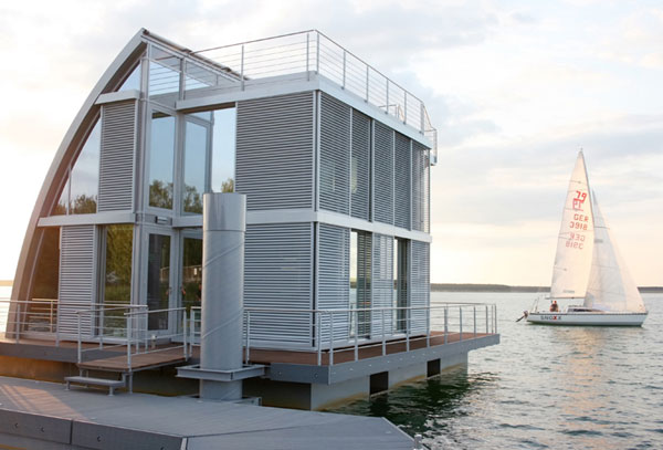 Sailboat Home Floating Home Inspired by Sailboats