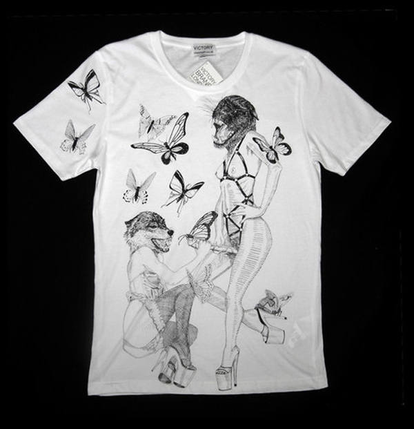 Victory Brand on Rawtee 2 Strange tee shirts by Victory Brand
