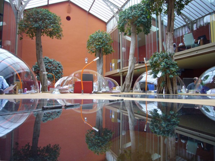 Whimsical Office Imagniary Paris Based Office Space