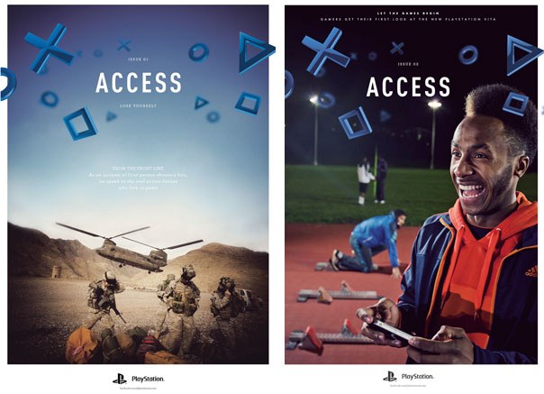 access covers1 Design a cover for PlayStation’s Access Magazine & win a Vita + cameras