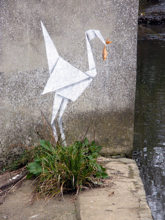 New Banksy Origami piece banksy 1 New Banksy Origami piece