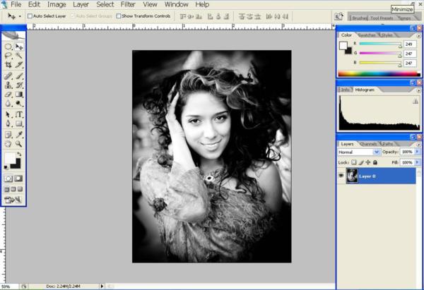black white to color 1 Convert Black and White Photo into Color in Photoshop