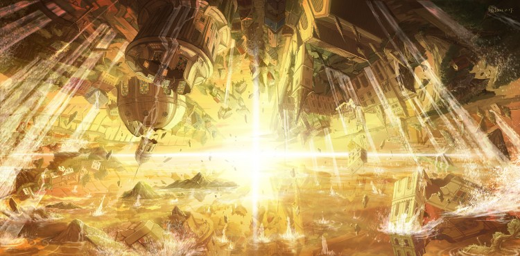 Collection of Fantasy theme paintings creative fantasypaintaing1 5 750x370 Collection of Fantasy theme paintings