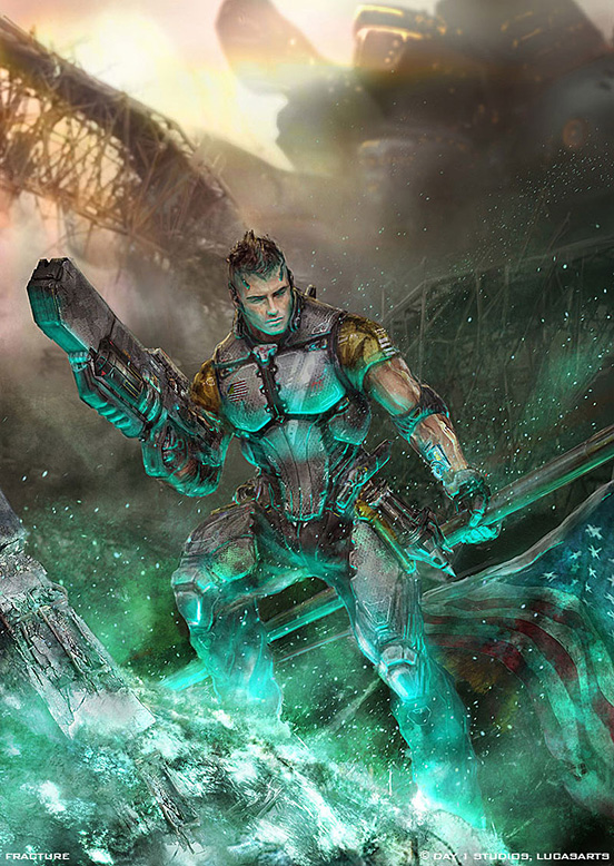 fracture character l11 45 Fascinating Illustration Designs and Photo Manipulations #4