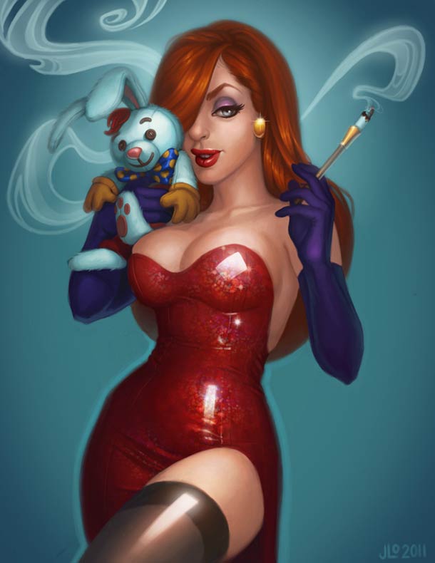 14 beautiful Pin Ups by Jess Oyhenart Ball hunny bunny pin up 11 14 beautiful Pin Ups by Jess Oyhenart Ball