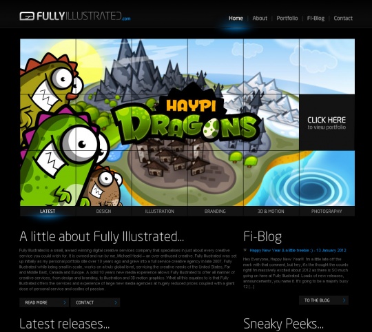 Inspiring Dark Themed Web Designs i1d Inspiring Dark Themed Web Designs