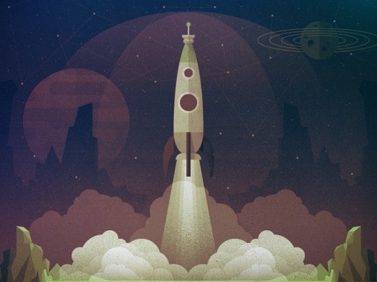 liftoff 900111 750x562 pic on Design You Trust liftoff 900111 750x562 Epic Illustrations by Justin Mezzell