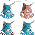 marlins 140x140 Miami Marlins logo for those who dont like the official logo.