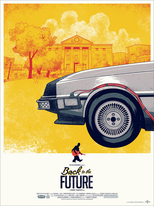 mondo back to the future 01 Back To The Future Trilogy Prints