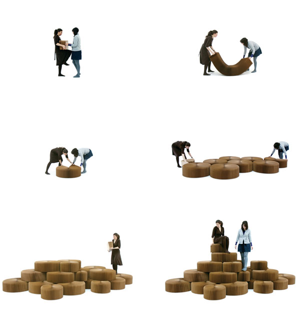softseating stool pic on Design You Trust softseating stool Paper Lounger