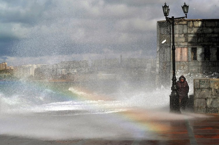 Streetside rainbow at the Sevastopol seafront street rainbow 750x499 Streetside rainbow at the Sevastopol seafront