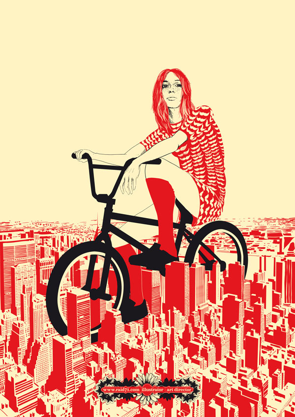 Bikes & fashion summer in the city Bikes & fashion