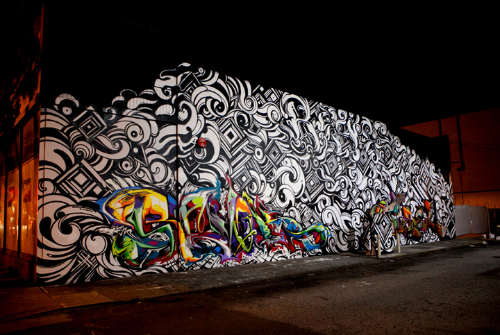v1 Street Art by Victor Reyes !