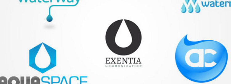 water drop logos 36 Creative Water Drop Logos
