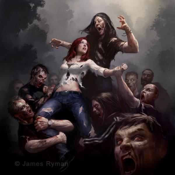Zombies Artwork by James Ryman zombie attack by james ryman600 600 Zombies Artwork by James Ryman