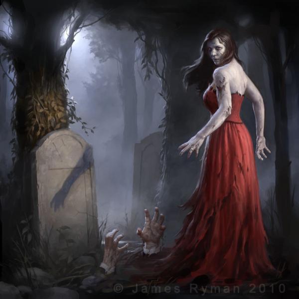 Zombies Artwork by James Ryman zombie grave girl by james ryman600 600 Zombies Artwork by James Ryman