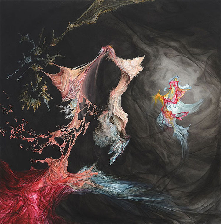 04 pink Paintings by Kate Eric