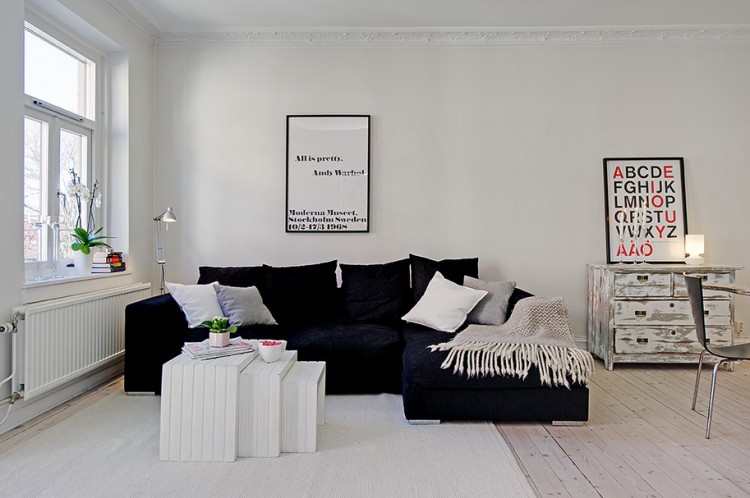 A bright two room Scandinavian Apartment 1132 750x498 A bright two room Scandinavian Apartment
