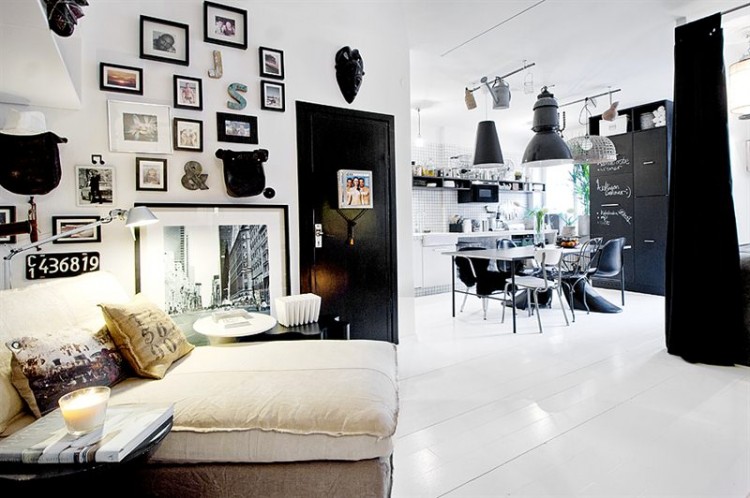 A small Swedish apartment with great style 1191 750x498 A small Swedish apartment with great style