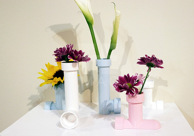 Pipe vase by UmenoDesign 1o41 Pipe vase by UmenoDesign