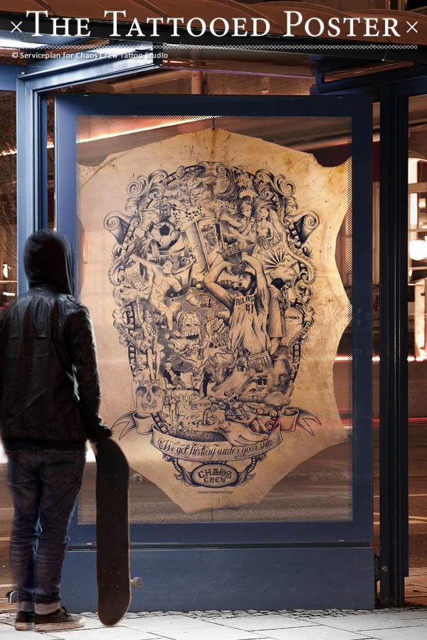 3o6 Tattooed poster by Chaos Crew Tattoo