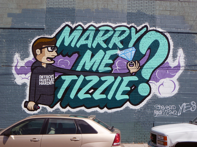 “Marry Me Tizzie?” A graffiti proposal 6878811316 28fc86206e z “Marry Me Tizzie?” A graffiti proposal