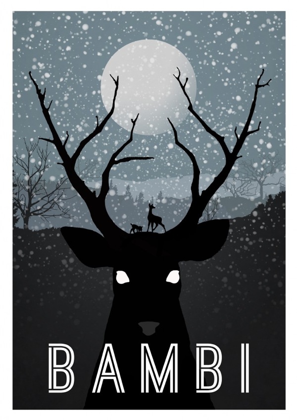 Alternative Disney Movie Poster Alternative Disney Movie Poster Bambi Alternative Disney Movie Poster