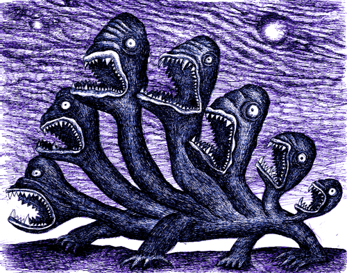 Ani GIFs Dain 02 Bizarre Animated GIFs Of Monsters