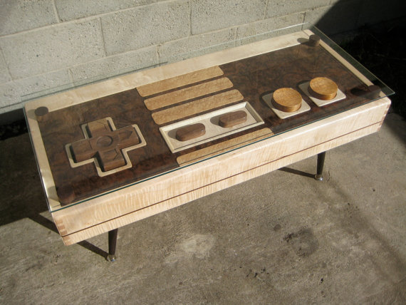 Functional Nintendo NES Controller Coffee Table 2 Fully Operational Oversized Nintendo Controller Coffee Table