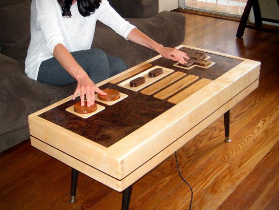 Functional Nintendo NES Controller Coffee Table Fully Operational Oversized Nintendo Controller Coffee Table
