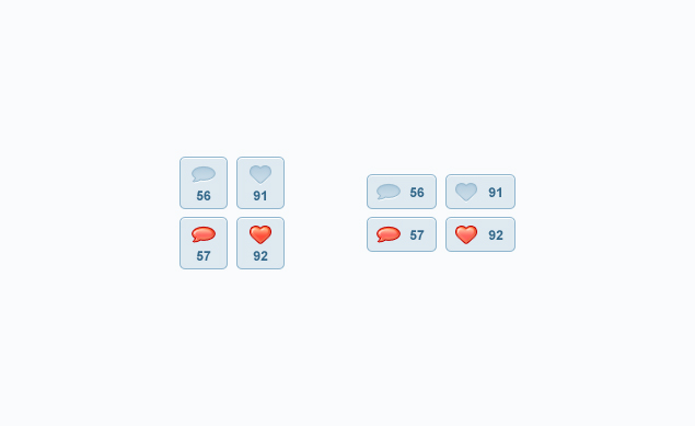 LikesAndComments Freebie: Likes and Comments Counter (PSD)