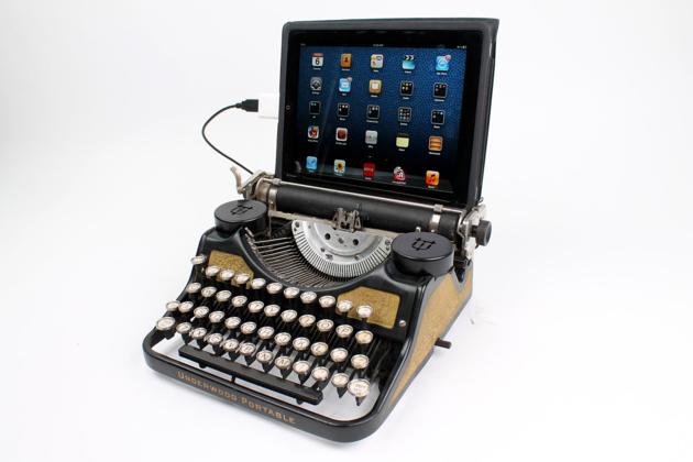 USB Typewriter Computer Keyboard for Apple iPad Apple iPad USB Typewriter Computer Keyboard