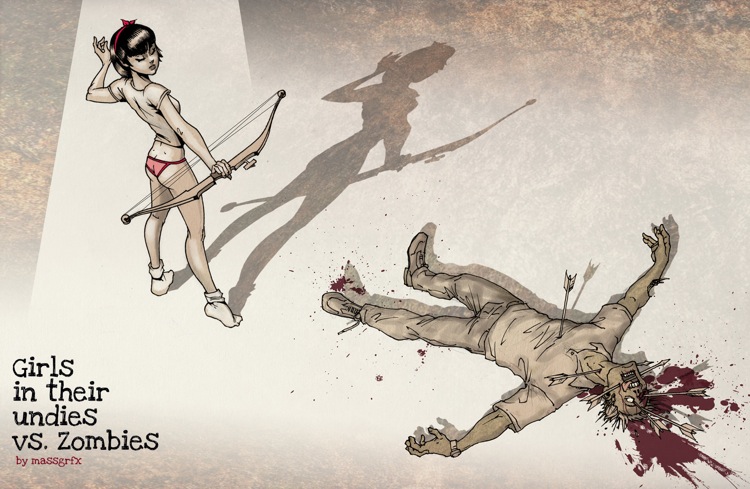 babes vs zombies by massgrfx archery pic on Design You Trust babes vs zombies by massgrfx archery Babes vs. Zombies