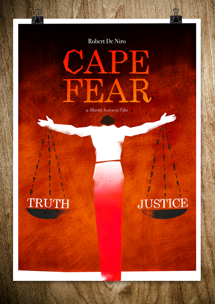 cape fear2 A Bronx Tale, Kill Bill, Cape Fear   Posters by Rocco Malatesta