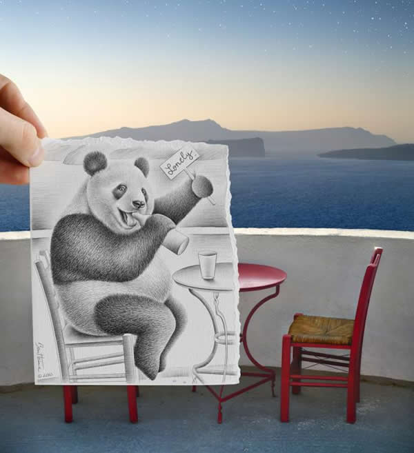 crayon vs photo benheine 21 Pensil VS camera by Ben Heine – vol 2