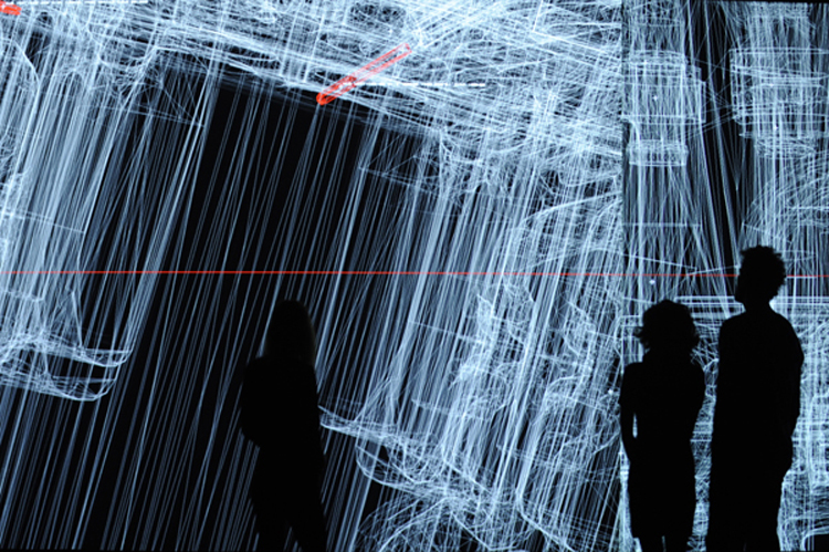 Installation by Ryoji Ikeda data Installation by Ryoji Ikeda