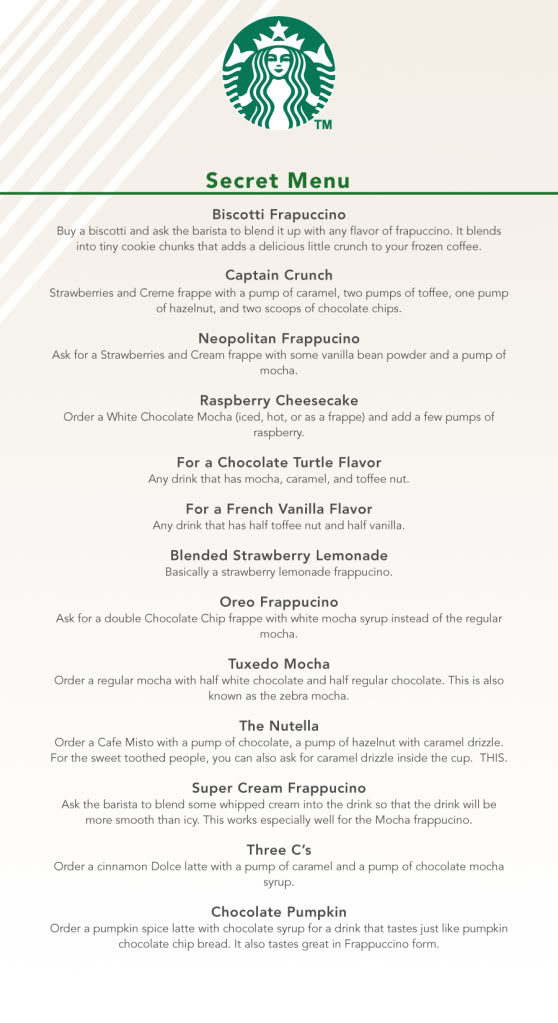 enhanced buzz 4221 1334724960 3 Starbucks Secret Menu