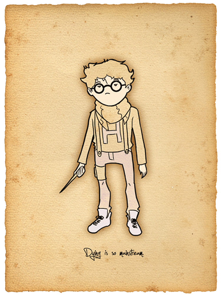 harry potter hipster rotae harry dying is so mainstream Hogwarts Hipster