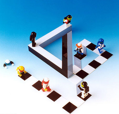 Lego Optical Illusions lego optical illusions 04 Lego Optical Illusions