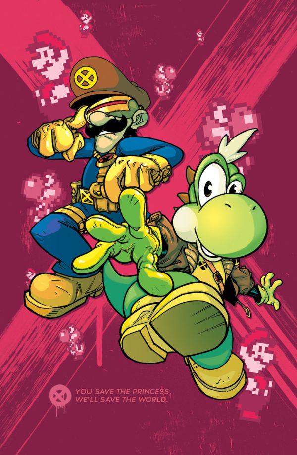 luigi and yoshi pic on Design You Trust luigi and yoshi X Men & Super Mario Brothers Mashup