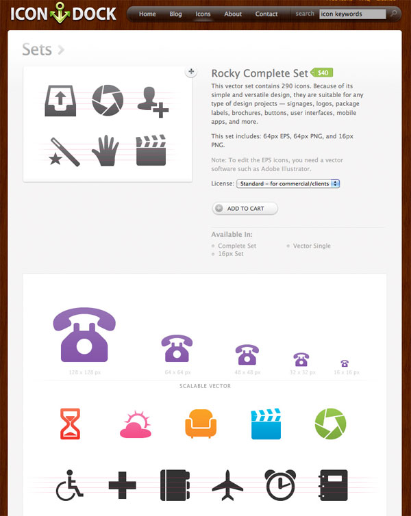 md2 Rock it out with Rocky Vector Icons   only $19!